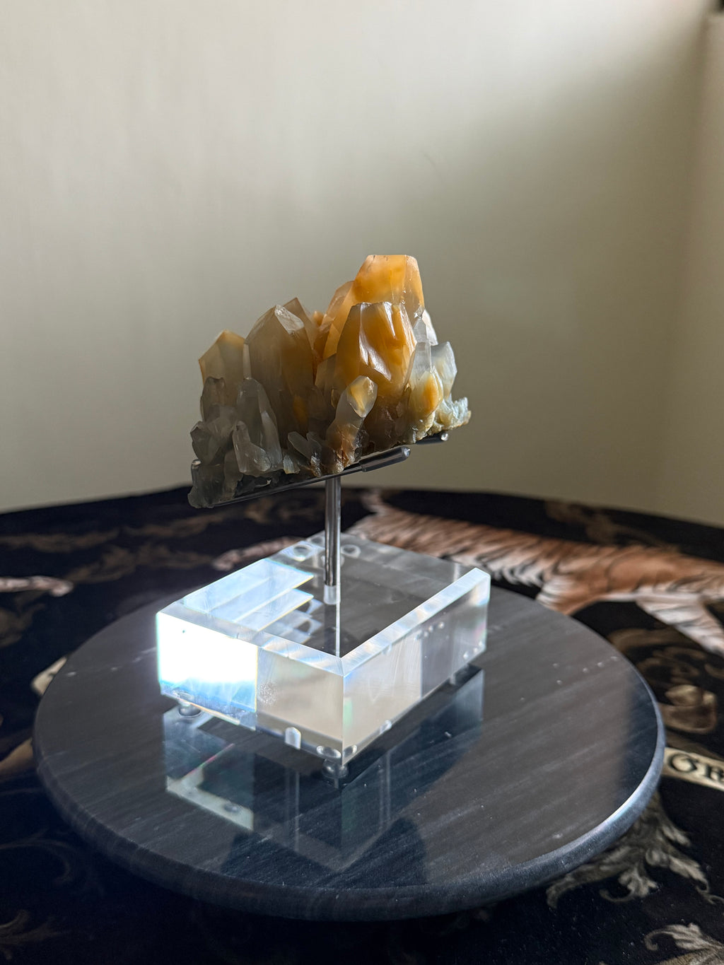 Red&Blue Rabbit Hair Quartz