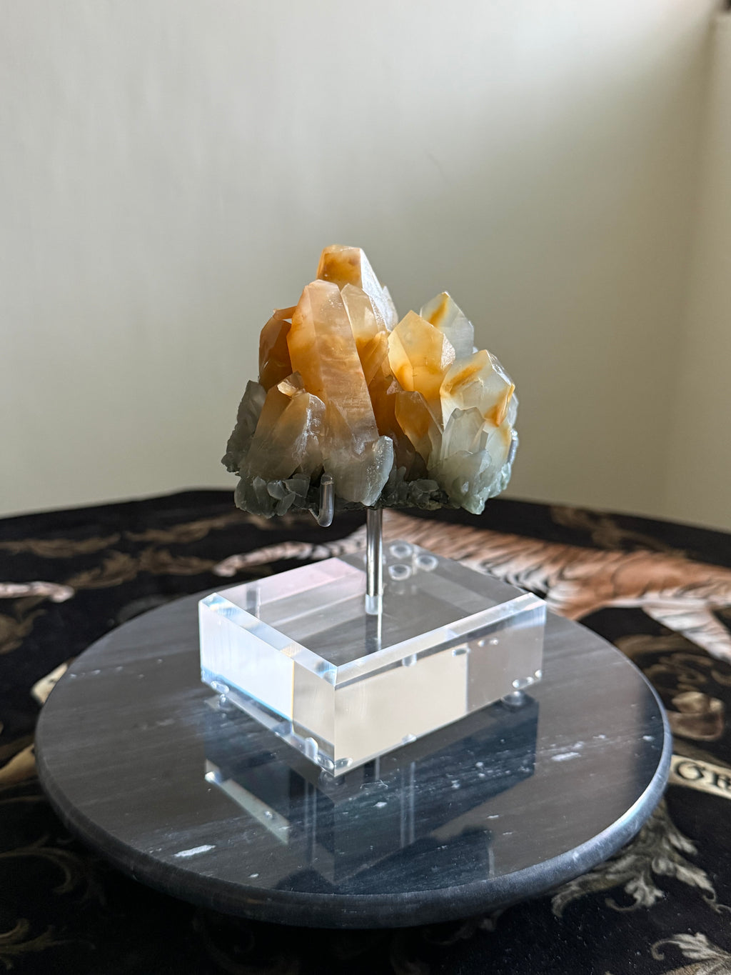 Red&Blue Rabbit Hair Quartz