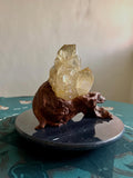 Golden Himalayan Quartz-Hashupi Mine, Pakistan