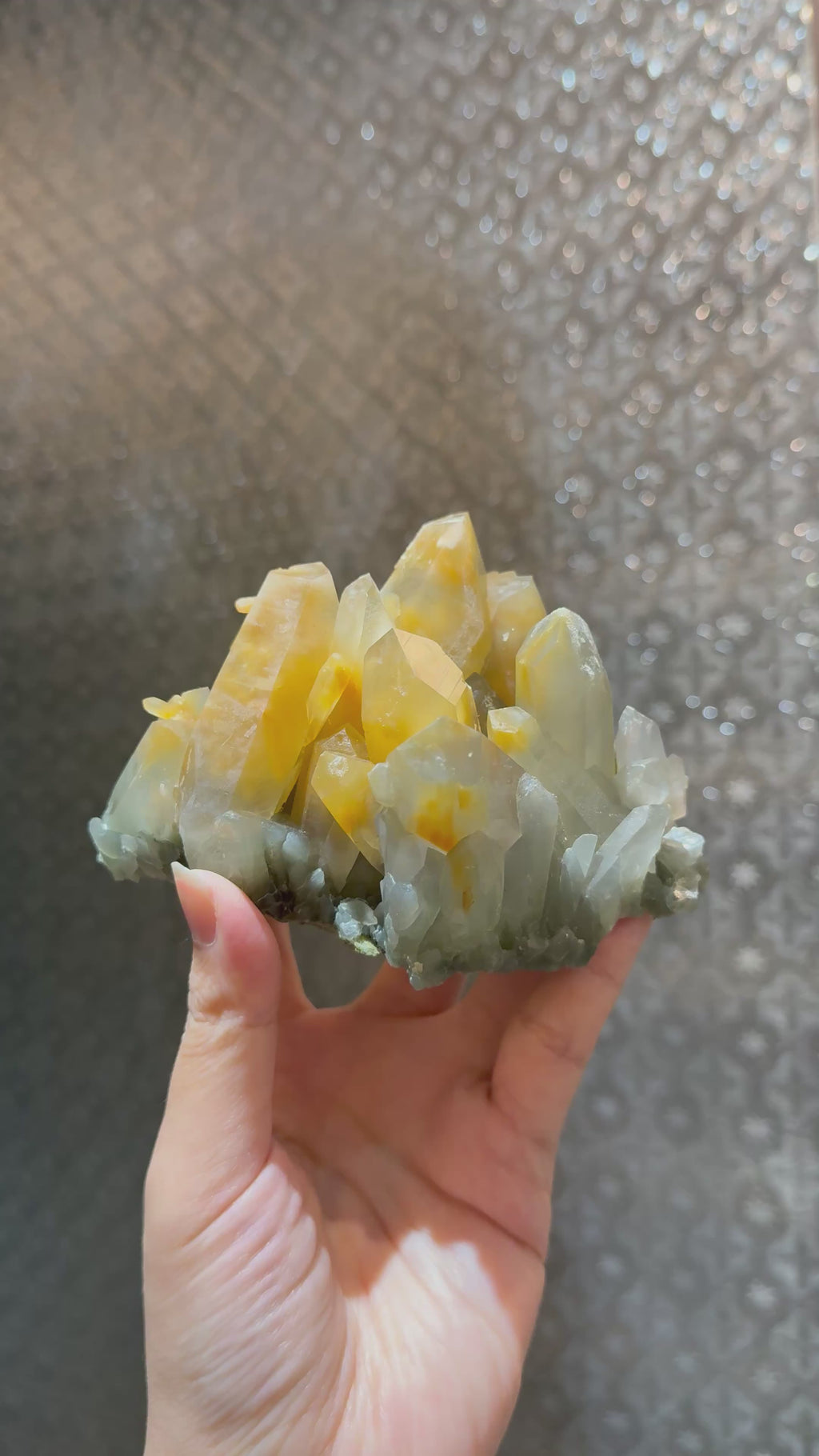 Red&Blue Rabbit Hair Quartz