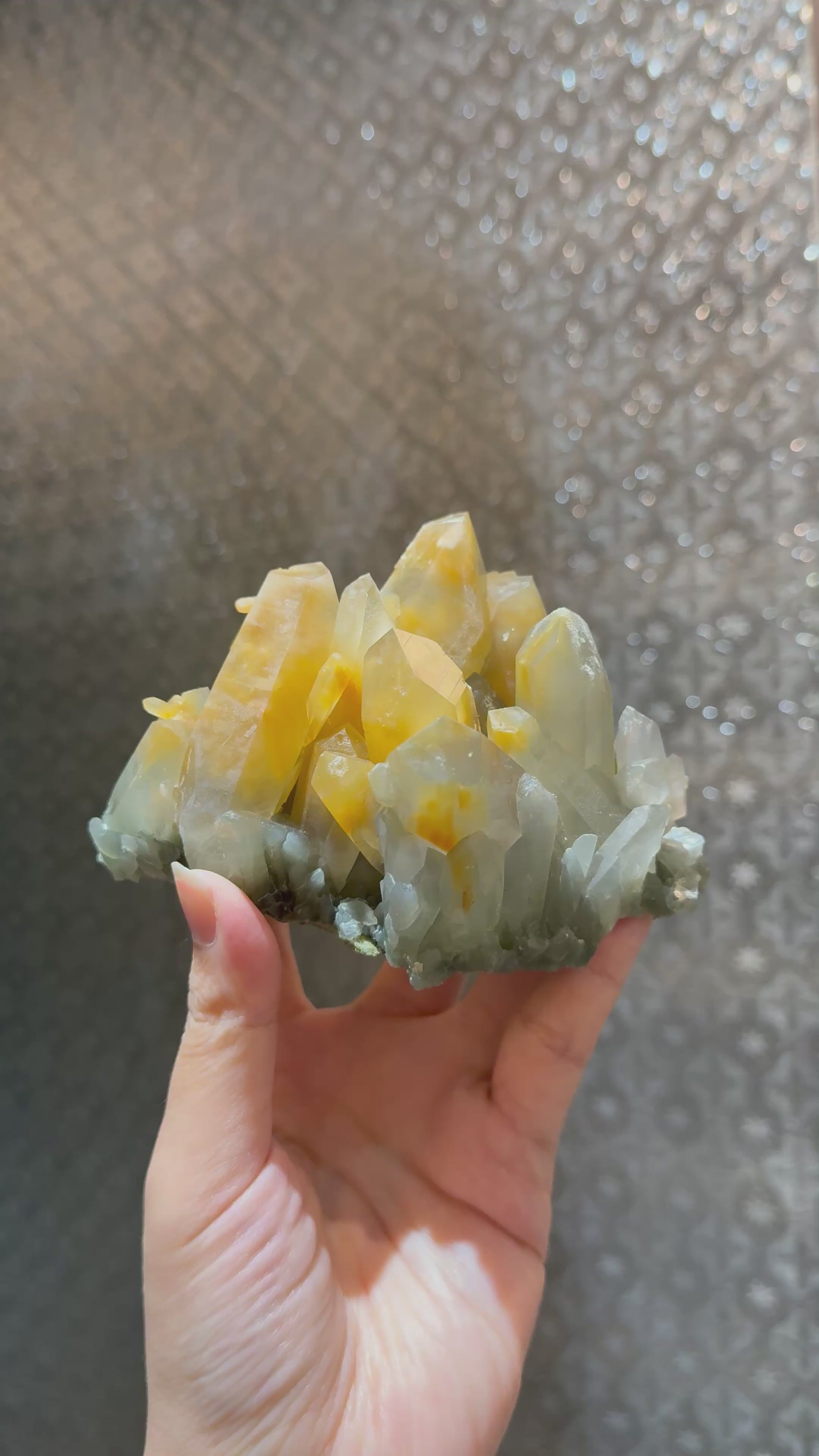 Red&Blue Rabbit Hair Quartz